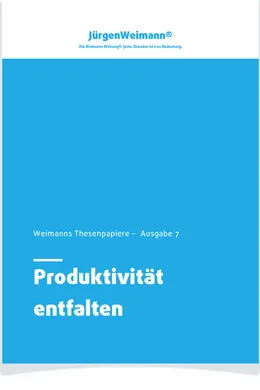 Cover Thesenpapier Ausgabe 7: Produktivität entfalten